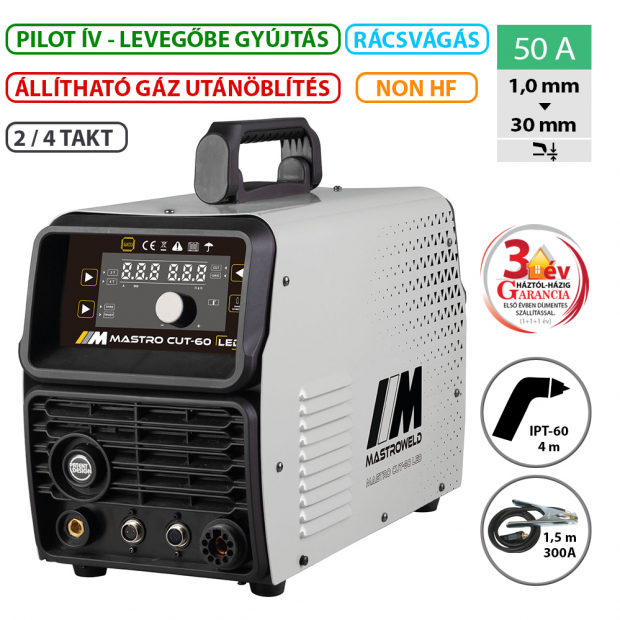 MASTRO CUT-60 LED plazmavágó inverter 56942757.png