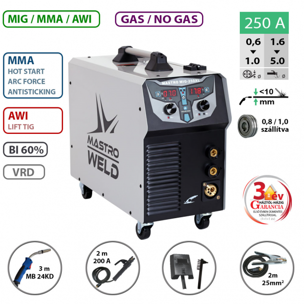 MASTRO MIG-250 XL hegesztő inverter 64933396.png